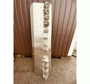 Стінка тукова (задня) ліва СЗГ 00.2390 ящика (бака, бункера) СЗ із нержавіючої сталі Стінка тукова (задня) ліва СЗГ 00.2390 ящика (бака, бункера) СЗ із нержавіючої сталі